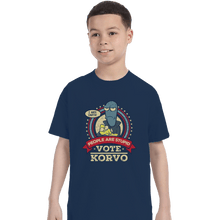 Load image into Gallery viewer, Shirts T-Shirts, Youth / XL / Navy Vote Korvo