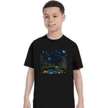 Load image into Gallery viewer, Daily_Deal_Shirts T-Shirts, Youth / XS / Black Starry City Night