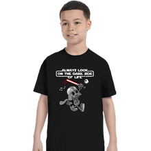 Load image into Gallery viewer, Daily_Deal_Shirts T-Shirts, Youth / XS / Black The Dark Side Of Life