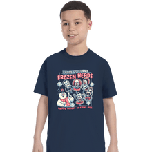Load image into Gallery viewer, Daily_Deal_Shirts T-Shirts, Youth / XS / Navy Frozen Heads