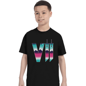 Shirts T-Shirts, Youth / XL / Black Neon Fantasy