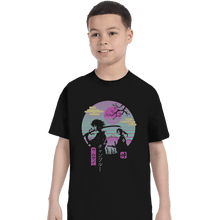 Load image into Gallery viewer, Shirts T-Shirts, Youth / XL / Black Samurai Chillhop