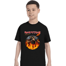 Load image into Gallery viewer, Daily_Deal_Shirts T-Shirts, Youth / XS / Black Iron Python