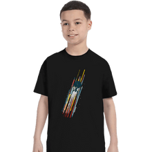 Load image into Gallery viewer, Daily_Deal_Shirts T-Shirts, Youth / XS / Black At Warp Speed

