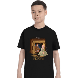 Shirts T-Shirts, Youth / XS / Black The Girl In The Fireplace