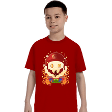 Load image into Gallery viewer, Daily_Deal_Shirts T-Shirts, Youth / XS / Red Mario Memories