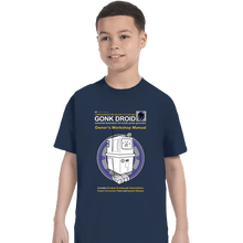 Load image into Gallery viewer, Daily_Deal_Shirts T-Shirts, Youth / XS / Navy Gonk Manual
