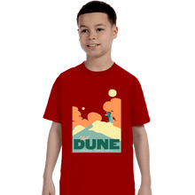 Load image into Gallery viewer, Shirts T-Shirts, Youth / XS / Red Visit Dune