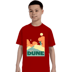 Shirts T-Shirts, Youth / XS / Red Visit Dune
