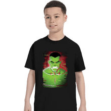 Load image into Gallery viewer, Shirts T-Shirts, Youth / XS / Black Glitch Hulk

