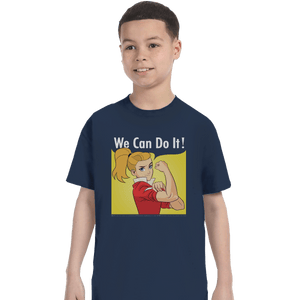 Shirts T-Shirts, Youth / XL / Navy Adora Says We Can Do It!