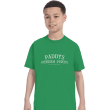 Load image into Gallery viewer, Shirts T-Shirts, Youth / XS / Irish Green Paddy's Pub