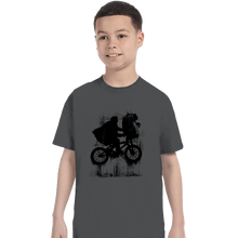 Load image into Gallery viewer, Secret_Shirts T-Shirts, Youth / XS / Charcoal Boy And Bike