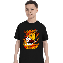 Load image into Gallery viewer, Daily_Deal_Shirts T-Shirts, Youth / XS / Black Hashira Fire