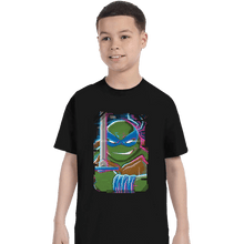 Load image into Gallery viewer, Daily_Deal_Shirts T-Shirts, Youth / XS / Black Glitch Leonardo