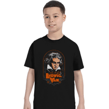 Load image into Gallery viewer, Shirts T-Shirts, Youth / XL / Black Ludwig Van