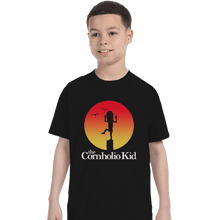 Load image into Gallery viewer, Shirts T-Shirts, Youth / Small / Black The Cornholio Kid