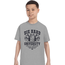 Load image into Gallery viewer, Daily_Deal_Shirts T-Shirts, Youth / XS / Sports Grey Die Hard University