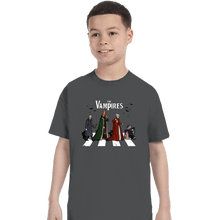 Load image into Gallery viewer, Daily_Deal_Shirts T-Shirts, Youth / XS / Charcoal The Vampires Road