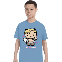 Load image into Gallery viewer, Daily_Deal_Shirts T-Shirts, Youth / XS / Powder Blue Waving Doll
