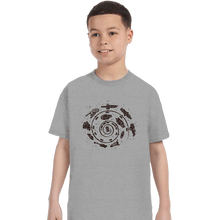 Load image into Gallery viewer, Secret_Shirts T-Shirts, Youth / XS / Sports Grey Timeline