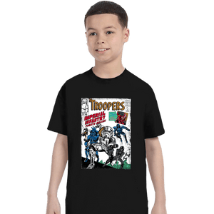Daily_Deal_Shirts T-Shirts, Youth / XS / Black The Troopers
