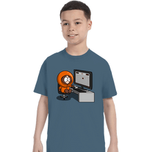 Load image into Gallery viewer, Daily_Deal_Shirts T-Shirts, Youth / XS / Indigo Blue Always Dead!