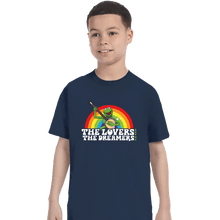 Load image into Gallery viewer, Daily_Deal_Shirts T-Shirts, Youth / XS / Navy Rainbow Connection
