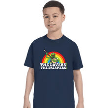 Load image into Gallery viewer, Daily_Deal_Shirts T-Shirts, Youth / XS / Navy Rainbow Connection