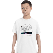 Load image into Gallery viewer, Daily_Deal_Shirts T-Shirts, Youth / XS / White Parkour!
