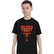 Load image into Gallery viewer, Shirts T-Shirts, Youth / XS / Black Red Faced Devil