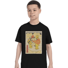 Load image into Gallery viewer, Shirts T-Shirts, Youth / XL / Black Bowser