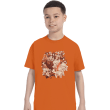 Load image into Gallery viewer, Shirts T-Shirts, Youth / XS / Orange Genshin Impact