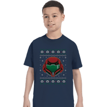 Load image into Gallery viewer, Shirts T-Shirts, Youth / XS / Navy The Larvas Hunter Christmas