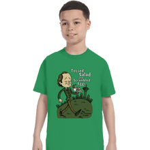 Load image into Gallery viewer, Shirts T-Shirts, Youth / XL / Irish Green Tossed Salad And Scrambled Eggs