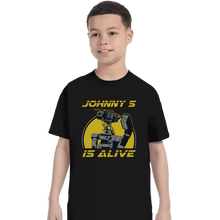 Load image into Gallery viewer, Shirts T-Shirts, Youth / XL / Black Johnny 5 Is Alive