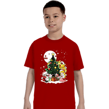Load image into Gallery viewer, Secret_Shirts T-Shirts, Youth / XS / Red Super Christmas!