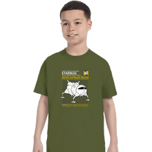 Load image into Gallery viewer, Shirts T-Shirts, Youth / XS / Military Green Starbug Repair Manual