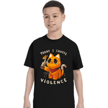 Load image into Gallery viewer, Daily_Deal_Shirts T-Shirts, Youth / XS / Black Today I Choose Violence