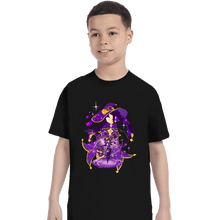 Load image into Gallery viewer, Shirts T-Shirts, Youth / XS / Black Astral Reflection Mona