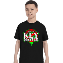 Load image into Gallery viewer, Daily_Deal_Shirts T-Shirts, Youth / XS / Black The Keymaster