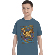 Load image into Gallery viewer, Last_Chance_Shirts T-Shirts, Youth / XS / Indigo Blue Chocobo Racer