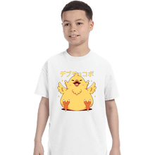 Load image into Gallery viewer, Shirts T-Shirts, Youth / XS / White Fat Chocobo