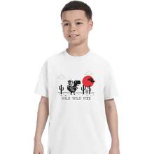 Load image into Gallery viewer, Shirts T-Shirts, Youth / XS / White Wild Wild Web