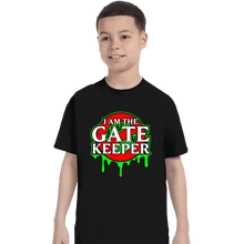 Load image into Gallery viewer, Daily_Deal_Shirts T-Shirts, Youth / XS / Black The Gatekeeper