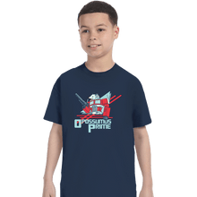 Load image into Gallery viewer, Shirts T-Shirts, Youth / XS / Navy Opossumus Prime