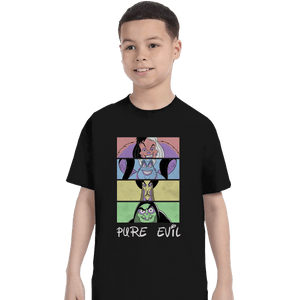 Shirts T-Shirts, Youth / XS / Black Pure Evil