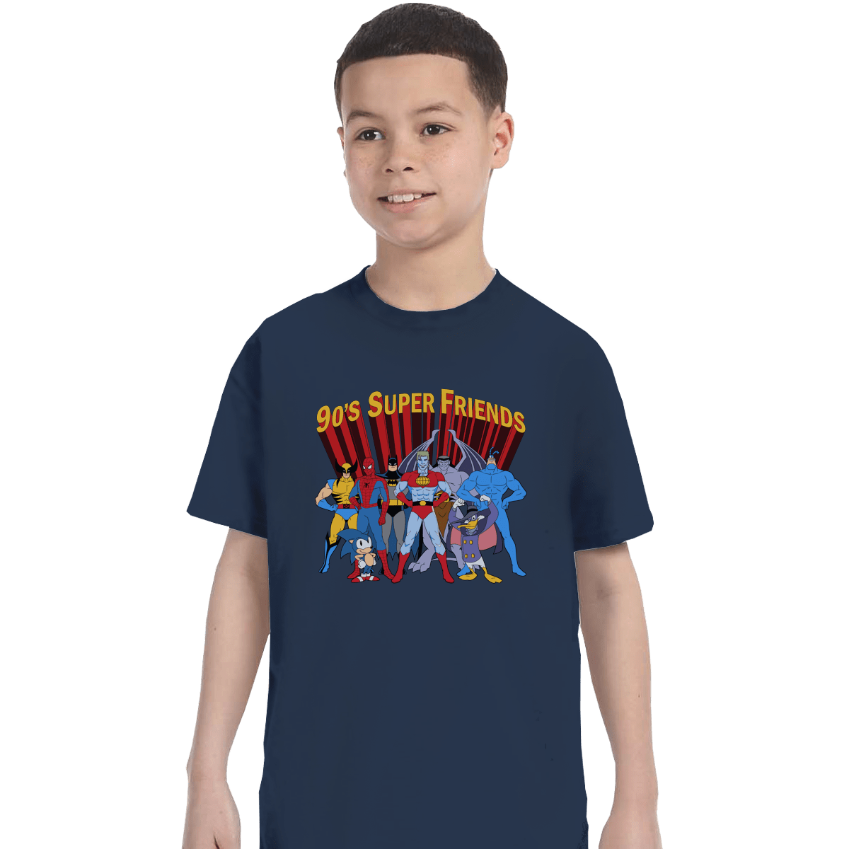 90s Super Friends - Nerdy T-Shirt by Batang_90s_Art | ShirtPunch