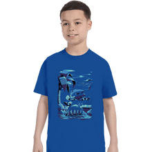 Load image into Gallery viewer, Shirts T-Shirts, Youth / XS / Royal Blue Green Hill Zone