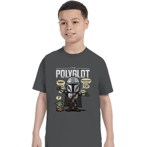 Shirts T-Shirts, Youth / XS / Charcoal The Polyglot